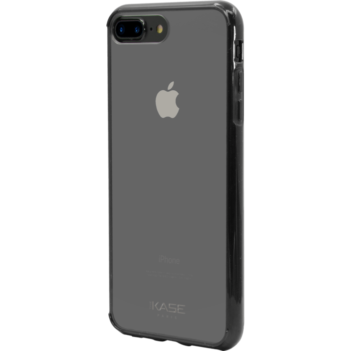 Coque Hybride invisible pour Apple iPhone 7 Plus/8 Plus, Black