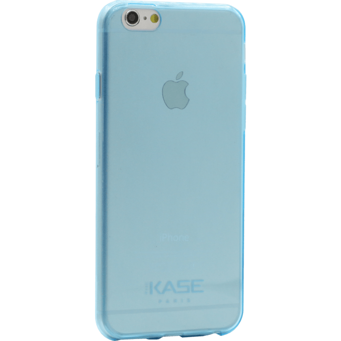 Coque ultra slim invisible pour Apple iPhone 6/6s 0,6mm, Transparent Bleu