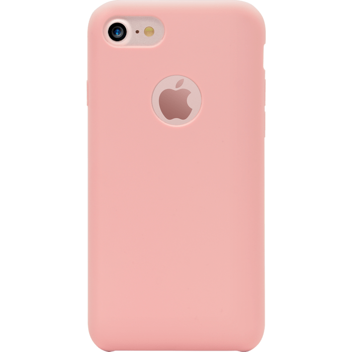 Coque en gel de silicone doux pour Apple iPhone 7, Rose Pastel