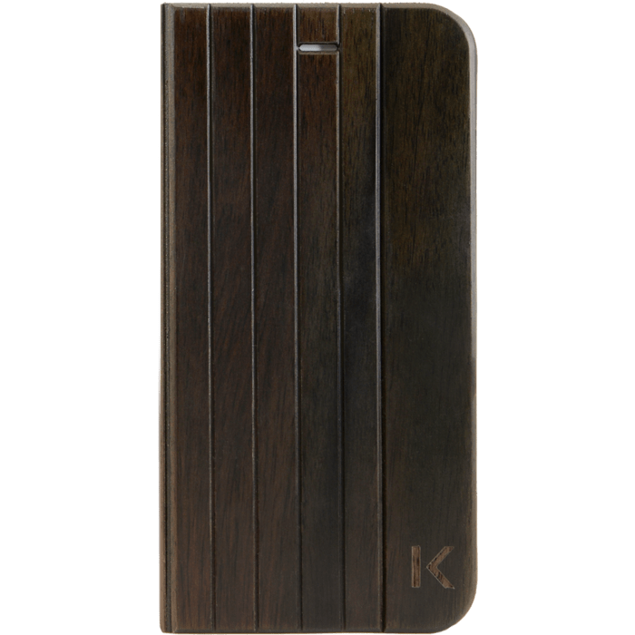 Coque Clapet pour Apple iPhone 7/8/SE 2020, Bois Natural de Rosewood