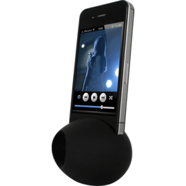 Oeuf Amplificateur de son pour Apple iPhone 5/5S/5C/SE, Noir