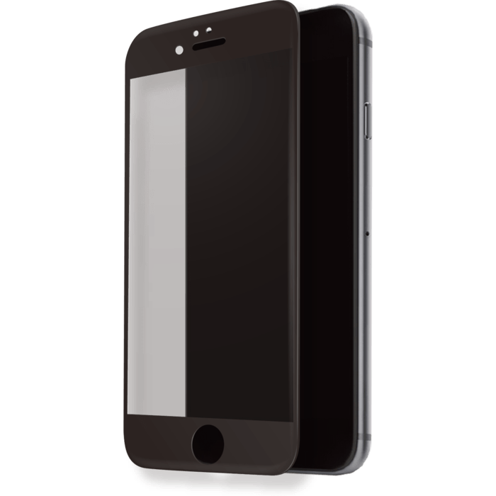 Protection d'écran en verre trempé Bord à Bord Incurvé pour Apple iPhone 7 Plus, Noir