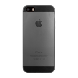 Coque pour Apple iPhone 5/5s/SE, Ultra Slim 0,6mm Transparent Noir
