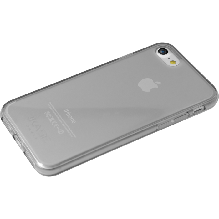 Coque slim invisible pour Apple iPhone 7/8/Se 2020 1,2mm, Gris Transparent