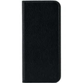 Étui portefeuille en cuir véritable pour Samsung Galaxy S8, cuir Shrunken Noir