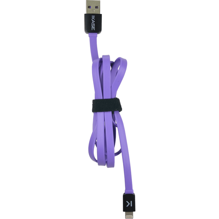 Câble Lightning Plat vers USB (1m), Violet Royal