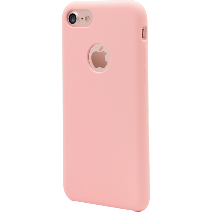 Coque en gel de silicone doux pour Apple iPhone 7, Rose Pastel