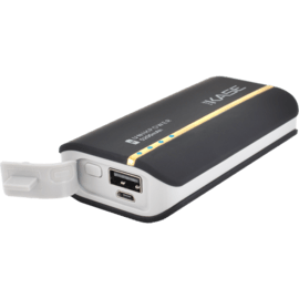 PowerHouse Universelle batterie externe, 5200 mAh, Noir
