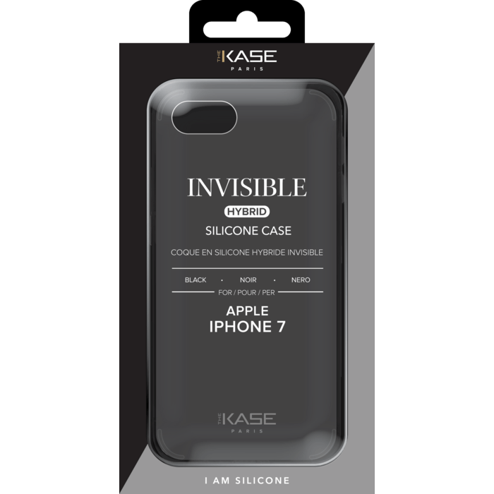 (O) Coque en hybride invisible pour Apple iPhone 7/8/SE 2020, Black