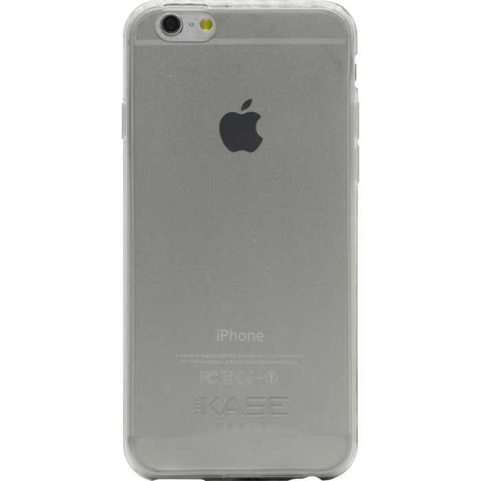 Coque ultra slim invisible pour Apple iPhone 6/6s 0,6mm Transparent Gris