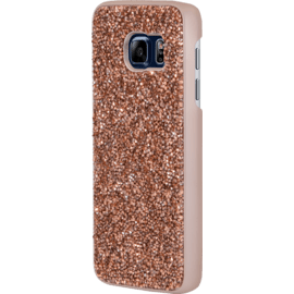 Coque Bling Strass pour Samsung Galaxy S7, Or Rose