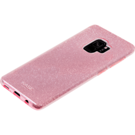 Coque slim pailletée étincelante pour Samsung Galaxy S9, Or Rose
