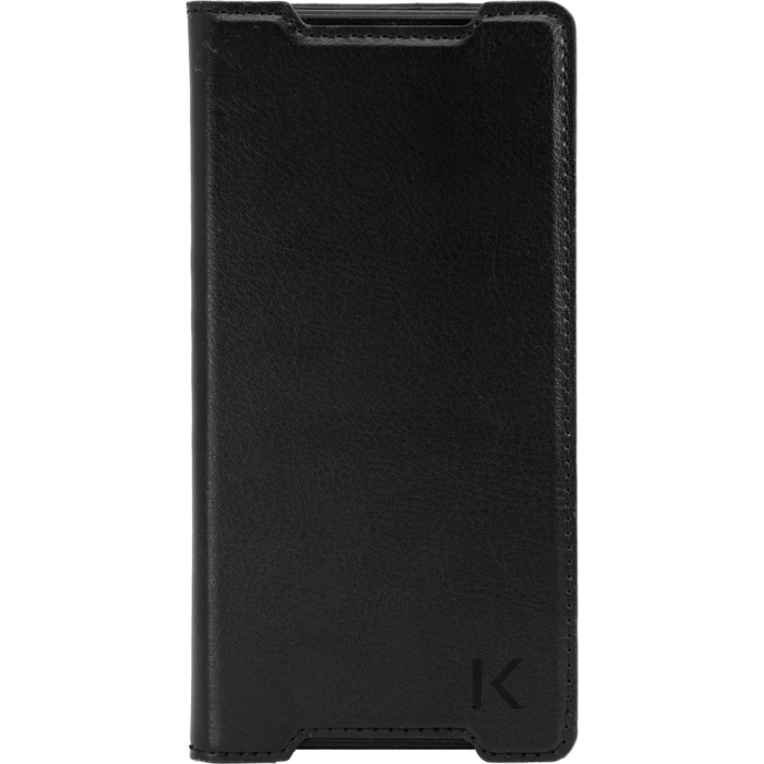 Coque clapet avec pochettes CB & stand pour Sony Xperia Z5, Noir