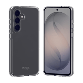 Coque hybride invisible fabriqu&eacute; avec 83% de plastique recycl&eacute; pour Samsung Galaxy S26+ 5G, Transparente