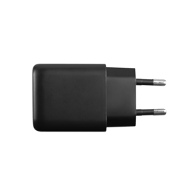 Universal PowerPort Speed LITE Quick Charge 20W Dual USB EU Wall Charger (Power Delivery), Black