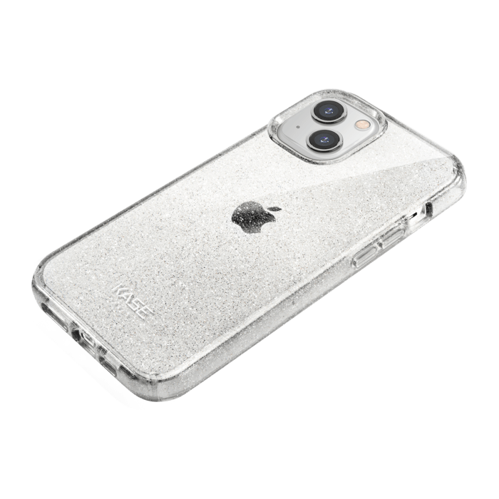 Coque hybride étincelante invisible pour iPhone Apple 13 mini, Transparente