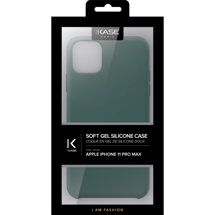 Soft Gel Silicone Case for Apple iPhone 11 Pro Max, Moss Green