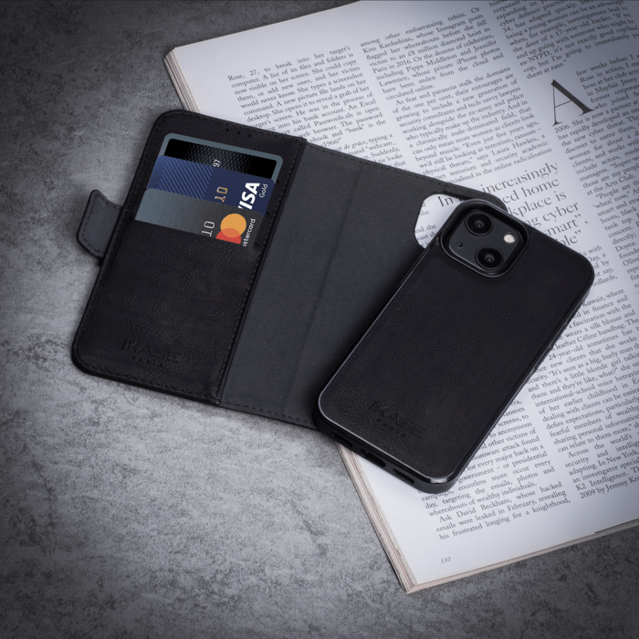 Etui & Coque robuste magn&eacute;tique 2-en-1 pour Apple iPhone 13 mini, Noir Onyx