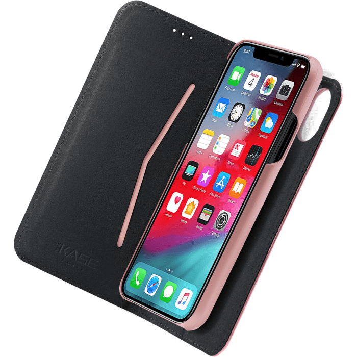 &Eacute;tui et Coque slim magn&eacute;tique 2-en-1 GEN 2.0 pour Apple iPhone XS Max, Or gold