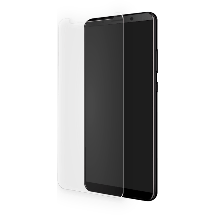 Protection d'&eacute;cran en verre tremp&eacute; (100% de surface couverte) pour Huawei Mate 10 Pro/ Mate 10 Lite, Transparent