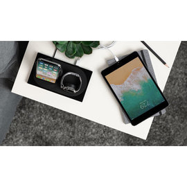 Station de recharge sans fil 7,5W pour iPhone et Apple Watch blanc