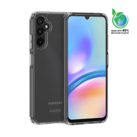 Coque hybride invisible fabriquée à 83 % de plastique recyclé pour Samsung Galaxy A05s 2023, transparente