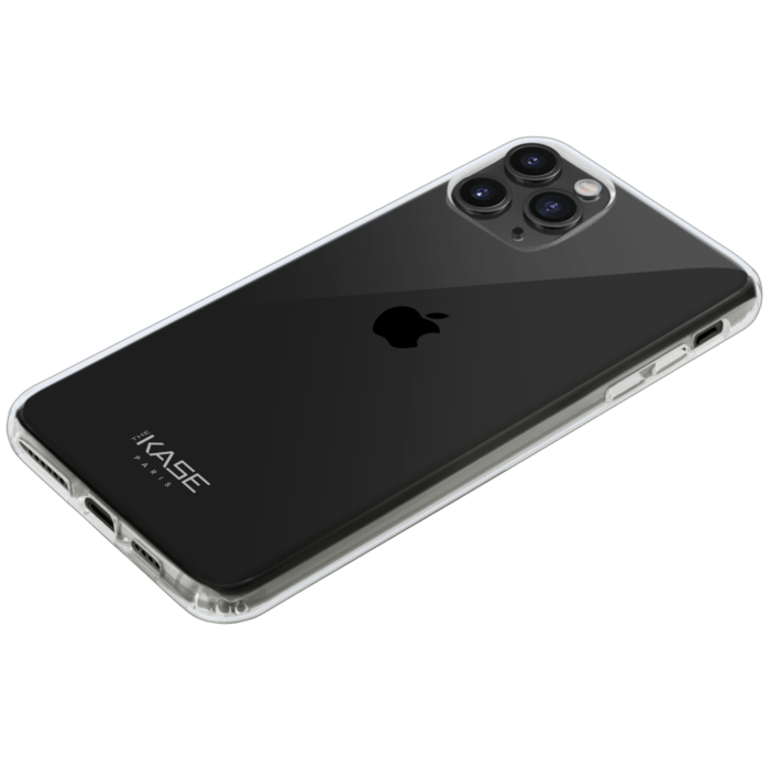 Coque hybride invisible pour Apple iPhone 11 Pro Max, Transparente