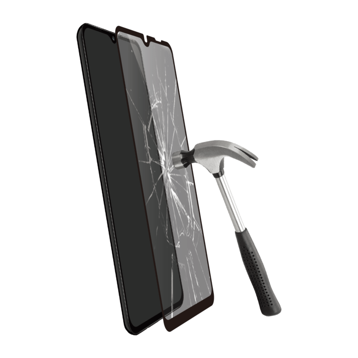 Full Coverage Tempered Glass Screen Protector for Samsung Galaxy A12/A32 5G 2021, Black