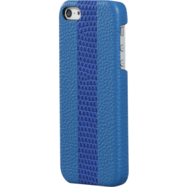 Case Case for Apple iPhone 5/5s/SE, genuine Goat and Lizard leather, Blue