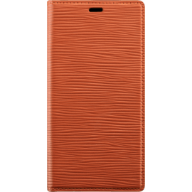 Case Diarycase 2.0 Genuine Leather flip case with magnetic stand for Apple iPhone XR, Tangerine Orange