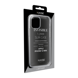 Coque Slim Invisible pour Apple iPhone 12 mini 1,2mm, Transparente