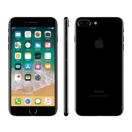 iPhone 7 Plus reconditionné 256 Go, Noir de jais, débloqué