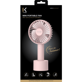 Mini Ventilateur Portable, Rose Sable