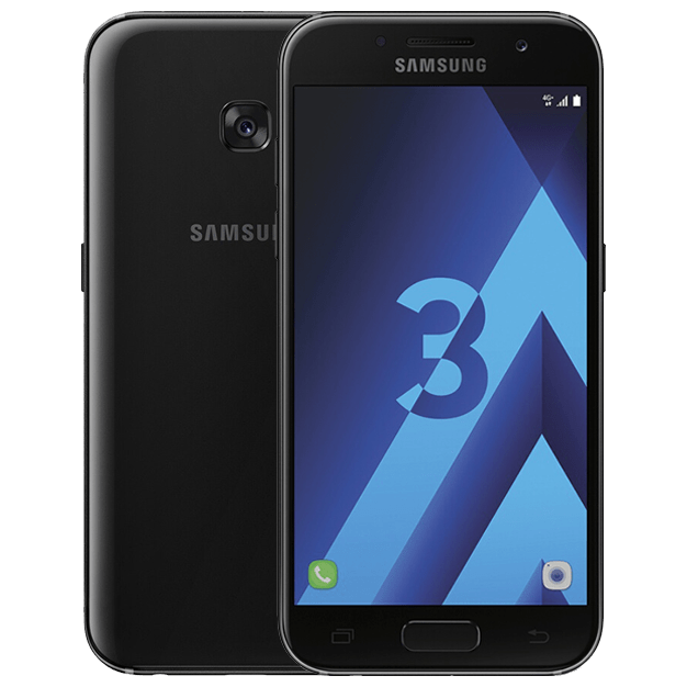 Galaxy A3 (2017) reconditionn&eacute; 16 Go, Noir, d&eacute;bloqu&eacute;