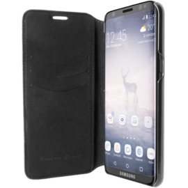 Case Ferrari Heritage Genuine leather Flip case for Samsung Galaxy S8+, Black