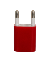 Chargeur secteur prise USB pour France, Rouge (old model)