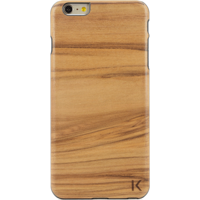 Coque bois pour Apple iPhone 6 Plus/6s Plus, Cappuccino