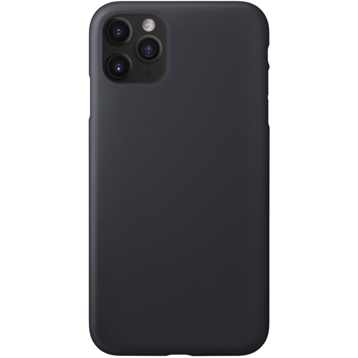 Anti-Shock Soft Gel Silicone Case for Apple iPhone 11 Pro Max, Satin Black