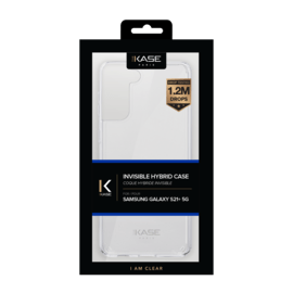 Coque hybride invisible pour Samsung Galaxy S21+ 5G, Transparent