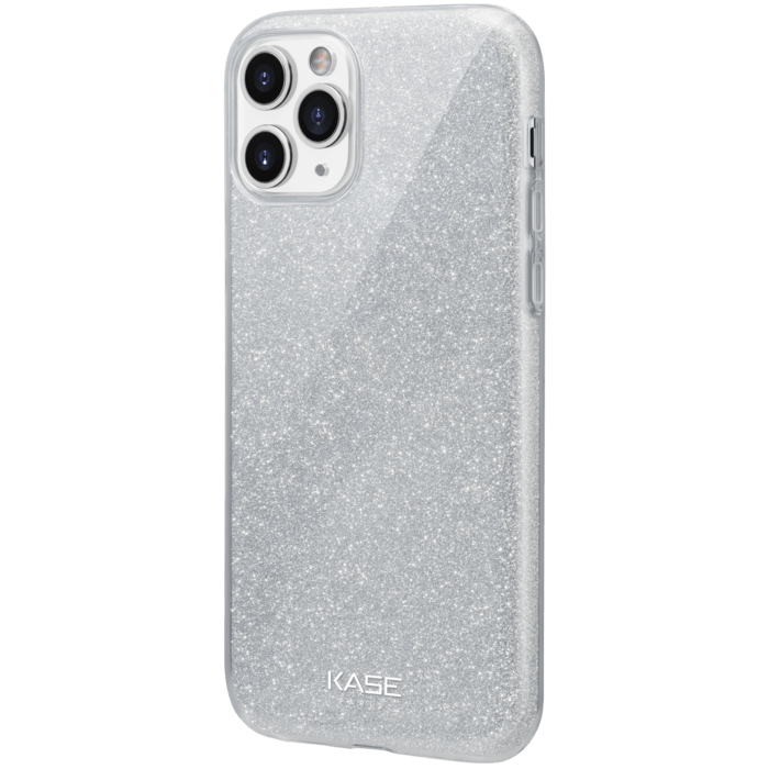 Coque slim pailletée étincelante pour Apple Apple iPhone 11 Pro, Argent