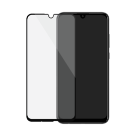 Protection d'écran en verre trempé (100% de surface couverte) pour Huawei P Smart 2020, Noir