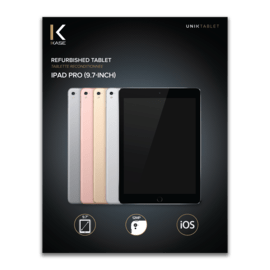 iPad Pro 9.7' (2016) reconditionn&eacute; 128 Go, Or rose, d&eacute;bloqu&eacute;