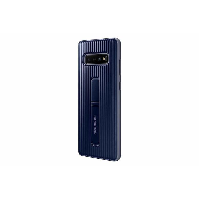 Coque renforc&eacute;e avec fonction Stand Noir pour Galaxy S10+