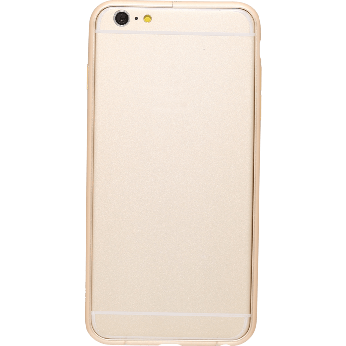 Bumper arrondi m&eacute;tallique pour Apple iPhone 6 (4.7 pouces), Or lisse