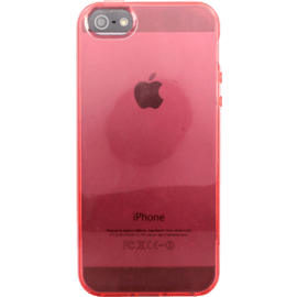 Coque pour Apple iPhone 5/5s/SE, silicone Rouge