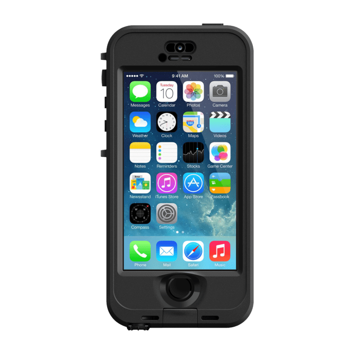 Lifeproof Nüüd Coque Waterproof pour Apple iPhone 5/5s/SE, Noir