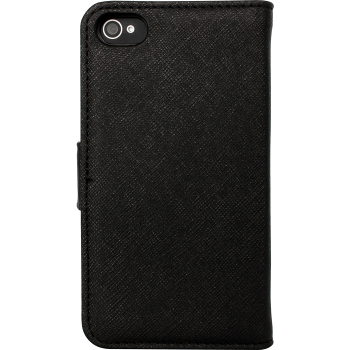 Coque clapet pour Apple iPhone 4/4S avec Miroir, Noir