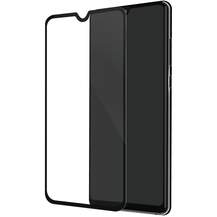 Protection d'écran en verre trempé (100% de surface couverte) pour Huawei Mate 20, Noir