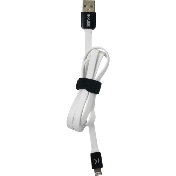C&acirc;ble Lightning Plat vers USB (1m), Blanc Lumineux