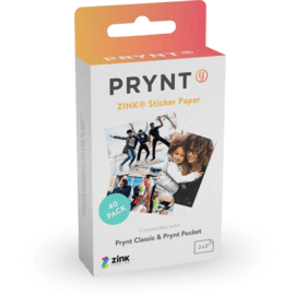 ZINK Sticker Paper for	the Prynt Pocket	- 40	Pack